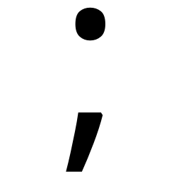 An Inconspicuous Semicolon